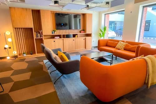 Lobby sitting area