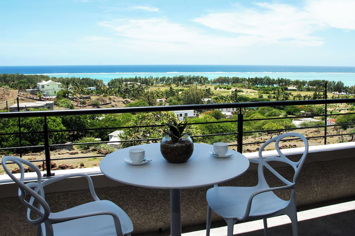 Comfort Double Room, Balcony, Sea View | Terrace/patio