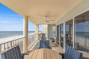 Condo, várias camas, sacada, vista para o oceano (Long Beach Resort 2-501) | Opções para refeição ao ar livre