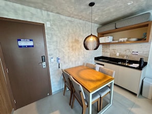 Standard Apartment, Balcony, Ocean View | Private kitchen