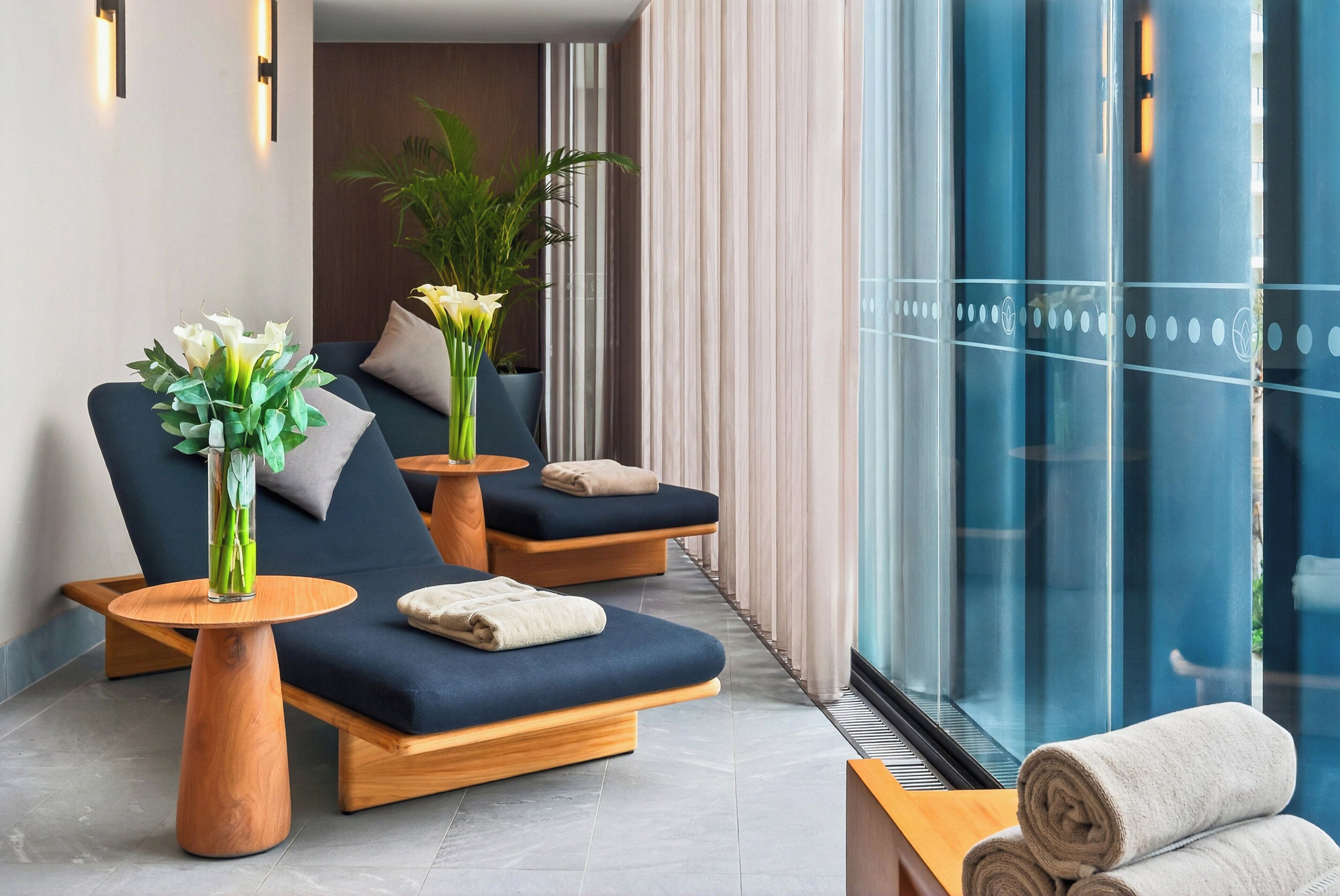 Behandlingsrom for par, badstue, dampbad og kroppsbehandlinger