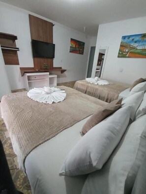 Camera quadrupla, vista mare | Wi-Fi gratuito