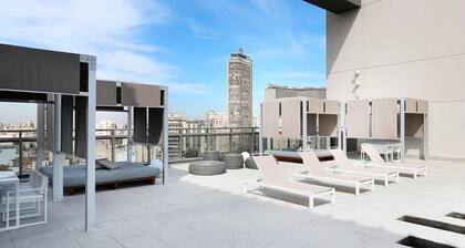 Balcony with view | AC | Pool