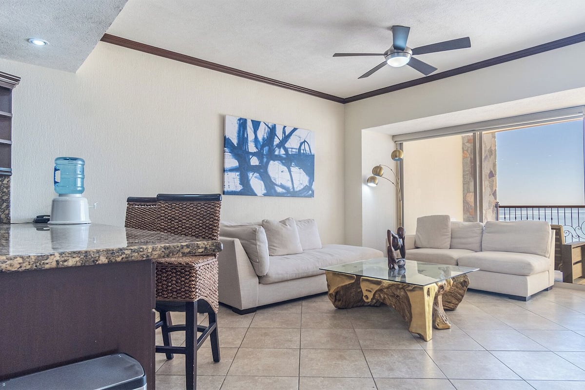 Appart'hÎtel, 1 grand lit, balcon, vue océan (Sonoran Sky SKY 305) | Coin séjour