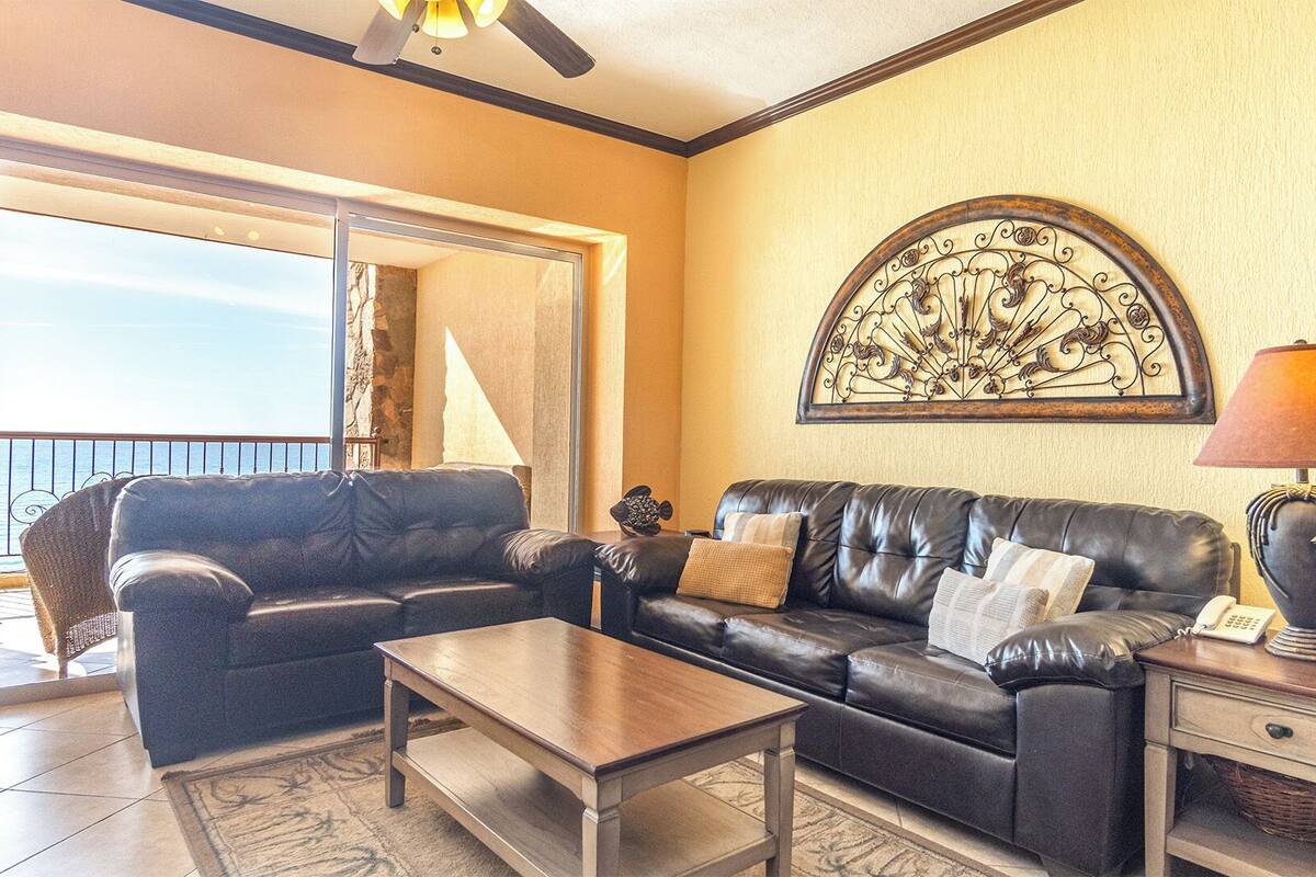 Appart'hôtel, 1 très grand lit et 1 canapé-lit, balcon, vue océan (Sonoran Sky SKY 706) | Coin séjour