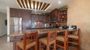 Condo, 1 King Bed with Sofa bed, Balcony, Ocean View (Sonoran Sky SKY 405) | Private kitchen