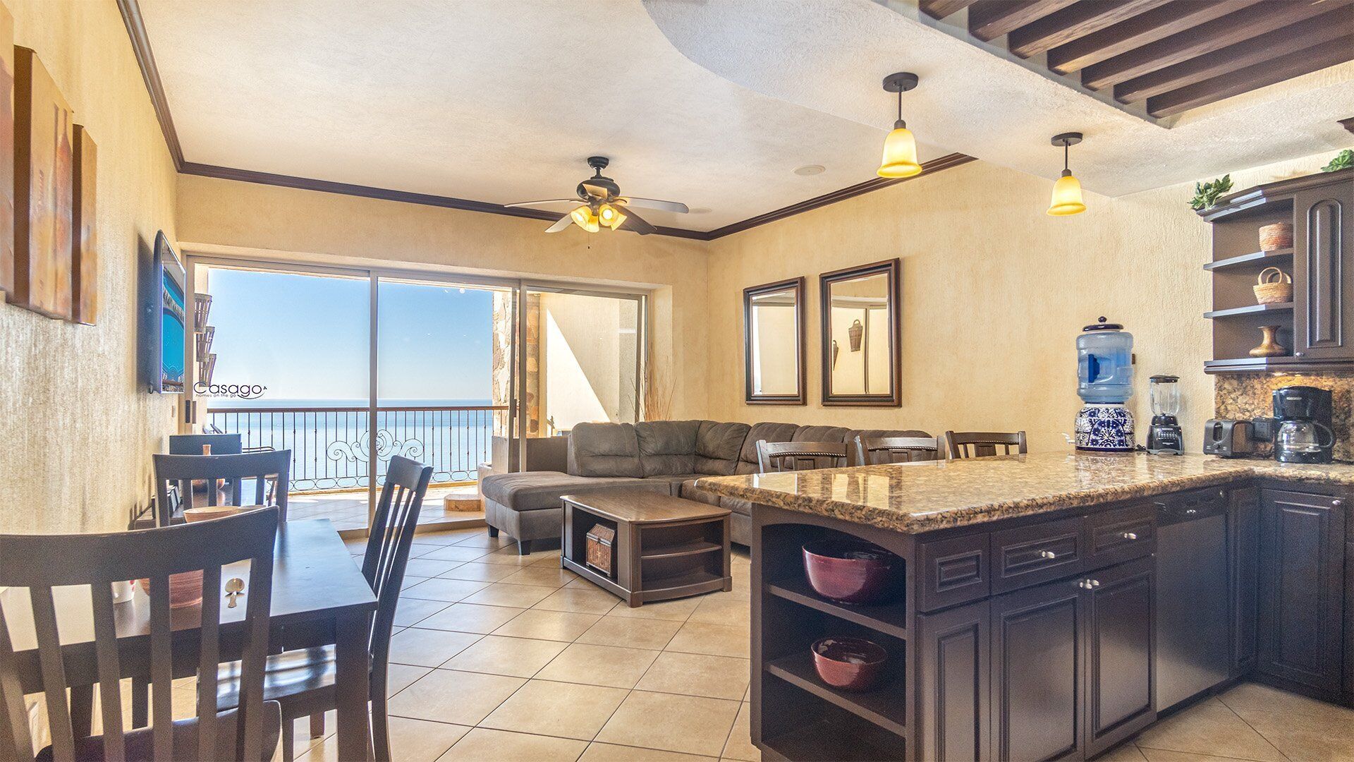 Condo, 1 Katil Raja (King) dengan Katil Sofa, Balcony, Ocean View (Sonoran Sky SKY 1406)