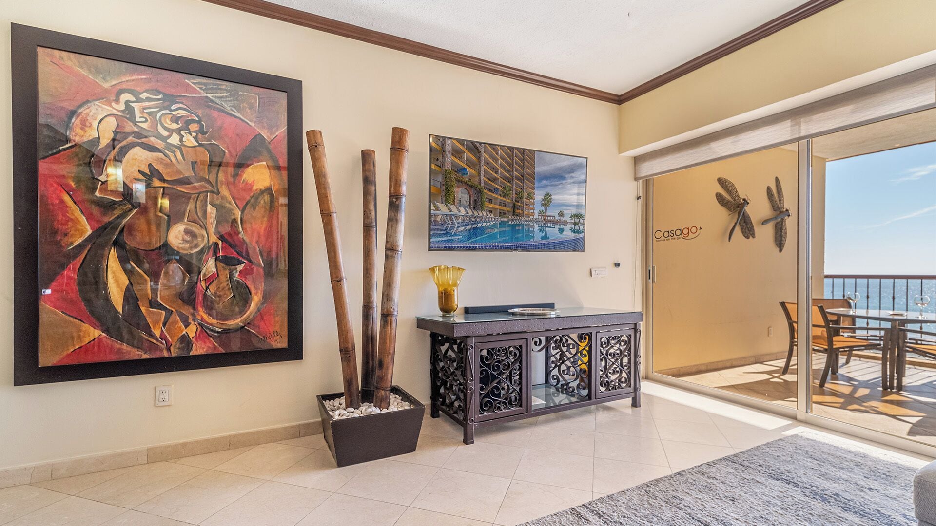 Apartment, 1 King-Bett und Schlafsofa, Balkon, Meerblick (Sonoran Sky SKY 406) | Innenbereich