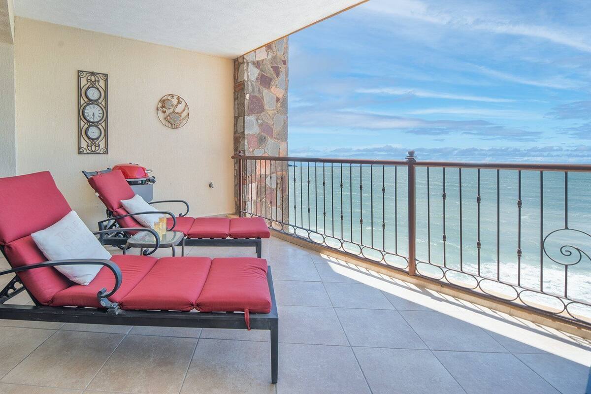 Condo, varias camas, balcón, vista al océano (Sonoran Sky SKY 703) | Terraza o patio