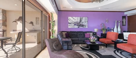 Condo, Multiple Beds, Balcony, Ocean View (Sonoran Sky SKY 1508) | Living area