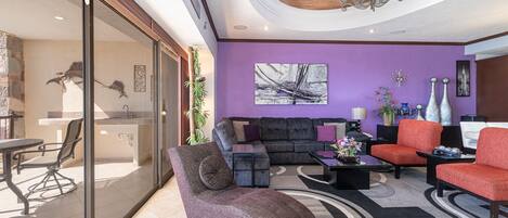 Condo, Multiple Beds, Balcony, Ocean View (Sonoran Sky SKY 1508) | Living area