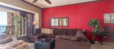 Condo, Multiple Beds, Balcony, Ocean View (Sonoran Sky SKY 1108) | Living area