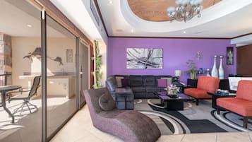 Condo, Multiple Beds, Balcony, Ocean View (Sonoran Sky SKY 1508) | Living area