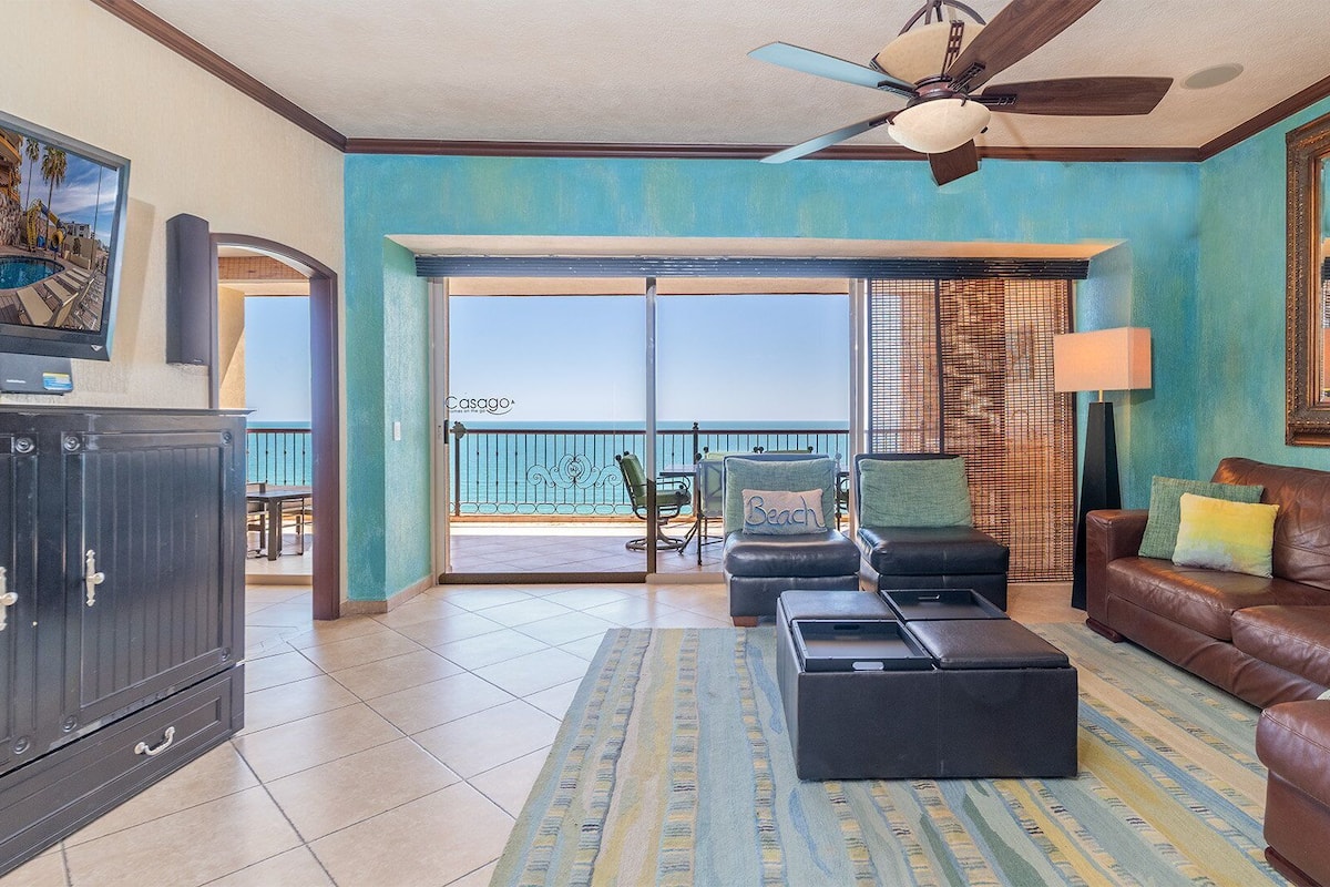 Condo, Multiple Beds, Balcony, Ocean View (Sonoran Sky SKY 1204) | Living area