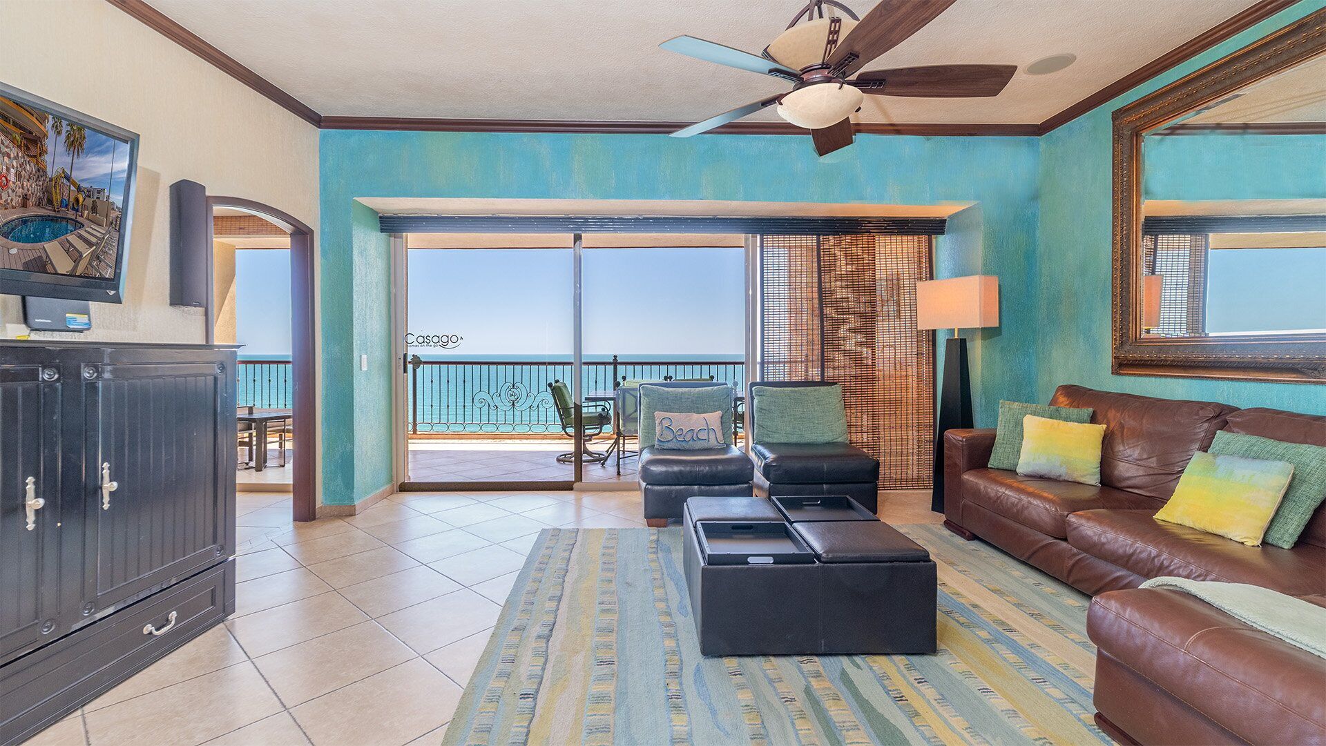 Condo, Multiple Beds, Balcony, Ocean View (Sonoran Sky SKY 1204) | Living area