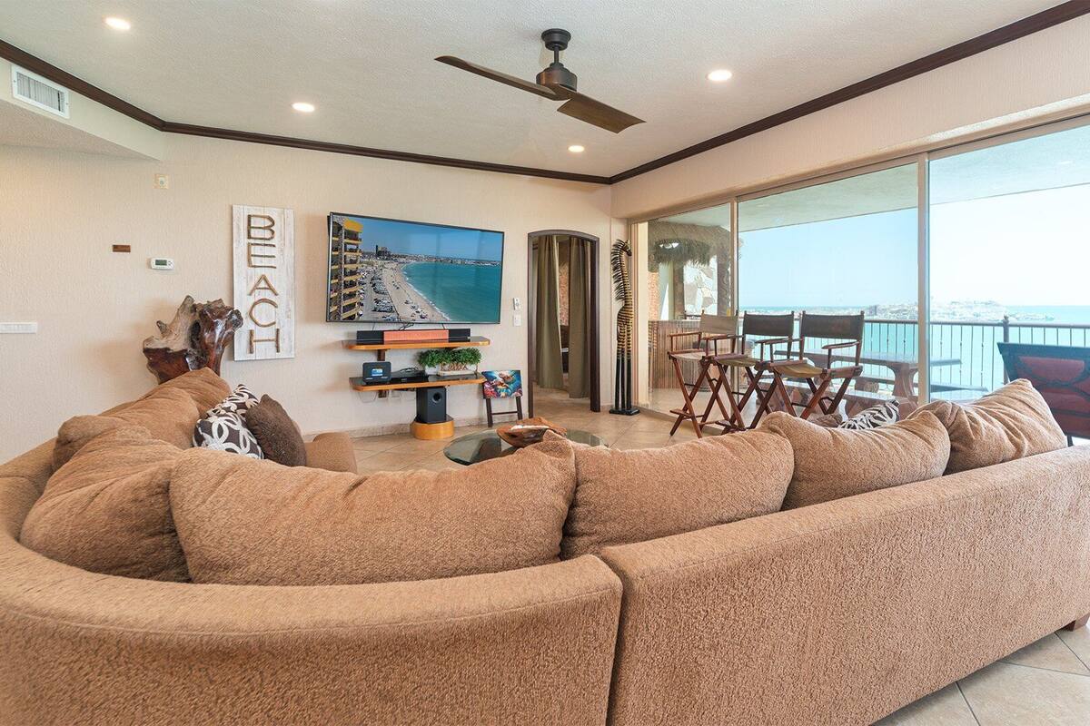 Condo, Multiple Beds, Balcony, Ocean View (Sonoran Sky SKY 1410) | Living area