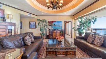 Leilighet, flere senger, balkong, havutsikt (Sonoran Sky SKY 1510) | Oppholdsområde