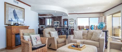 Condo, Multiple Beds, Balcony, Ocean View (Sonoran Sky SKY 1101) | Living area