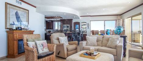 Condo, Multiple Beds, Balcony, Ocean View (Sonoran Sky SKY 1101) | Living area