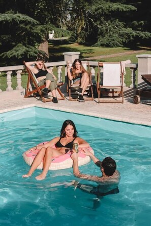 Outdoor pool - Estancia La Elena Hotel Boutique (Tandil)