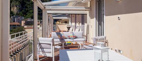 Luksus-lejlighed - havudsigt | Terrasse/gårdhave