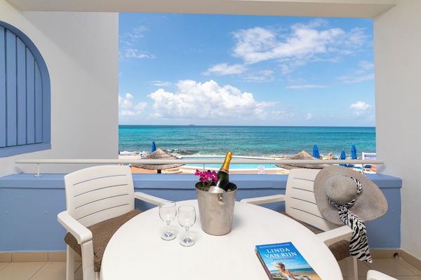 Studio, Balkon, Meerblick | Zimmersafe, Verdunkelungsvorhänge, Bügeleisen/Bügelbrett