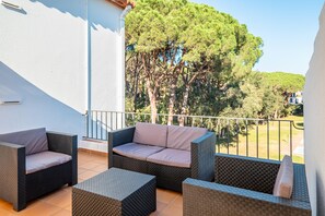Terrace/patio - AS-7 Nice duplex in a community with swimming pool (Calella de Palafrugell)