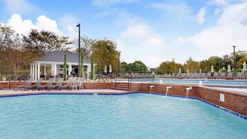 Indoor pool, outdoor pool