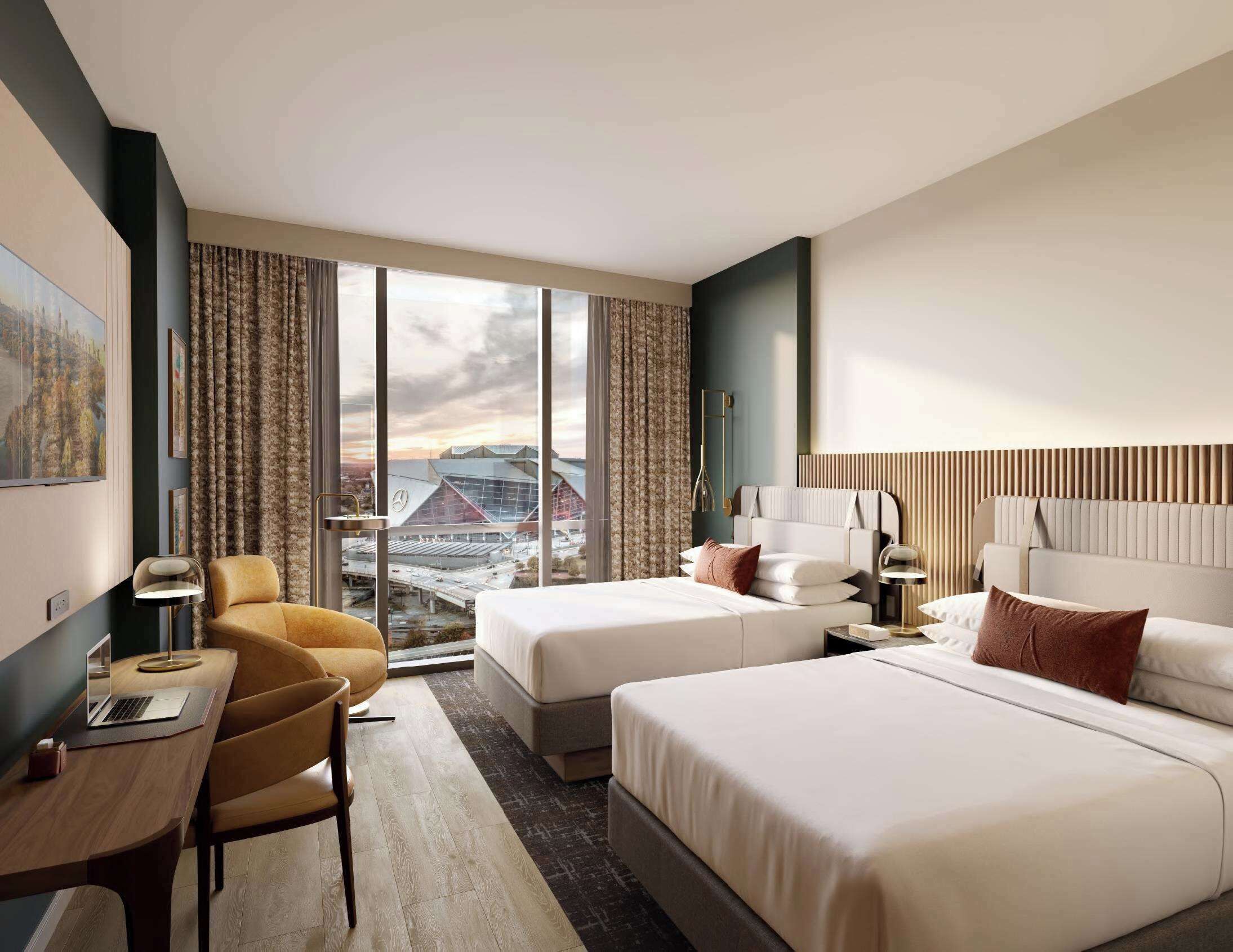 低刺激性寝具、ミニバー、セーフティボックス (室内)、デスク