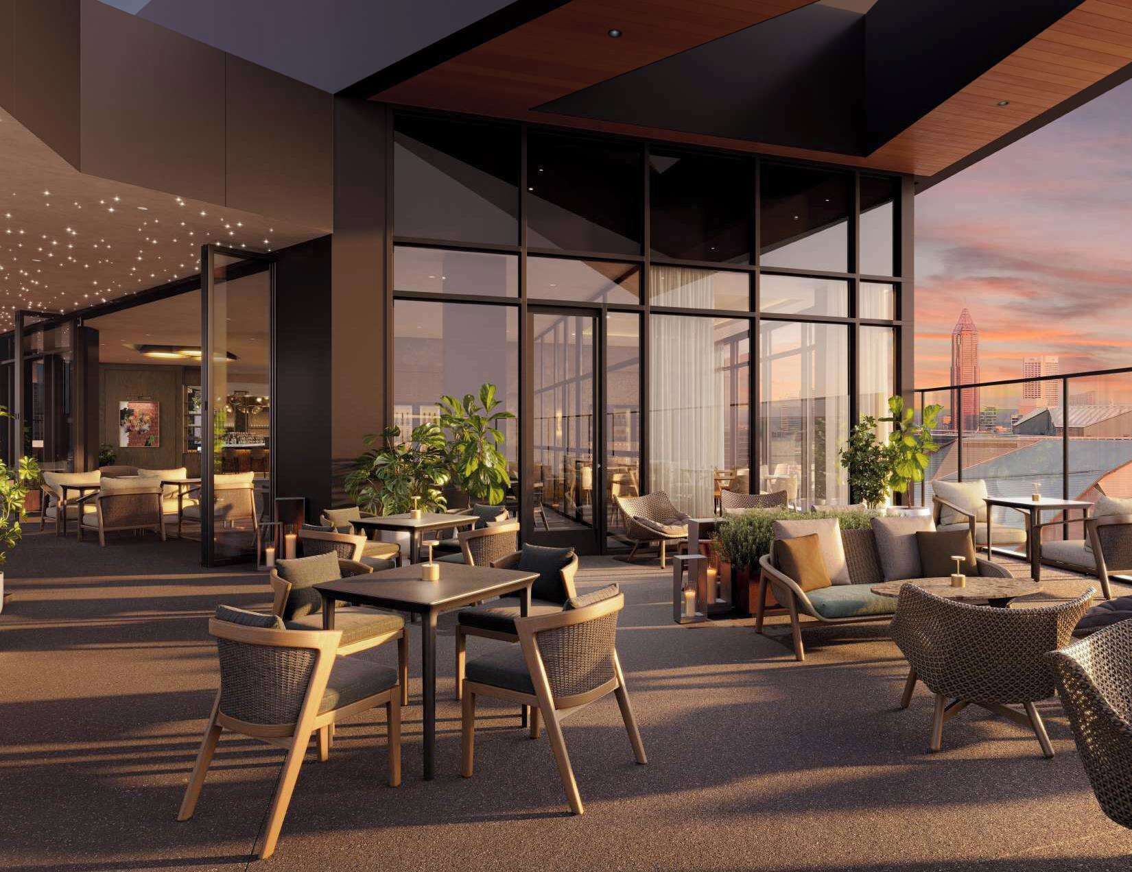 Petit déjeuner, déjeuner et dîner servis sur place