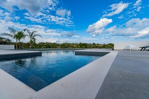 Una piscina climatizada