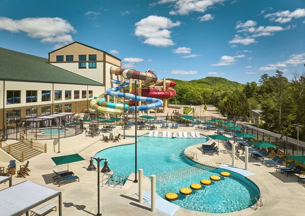 4 indoor pools, seasonal outdoor pool, cabanas (surcharge)