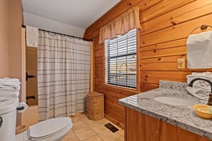 Douche, serviettes fournies