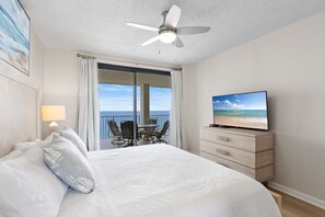 3 habitaciones, tabla de planchar con plancha y ropa de cama 