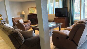 Smart TV, table football, books