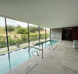 Indoor pool, outdoor pool