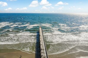 En la playa