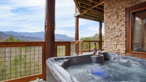 Interior - Sleeps 21 Luxury Cabin w/ Panoramic View, Hot Tub, Game Room Pinnacle Chalet (Gatlinburg)