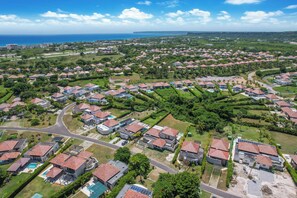 منظر من الجو على ارتفاع عالٍ