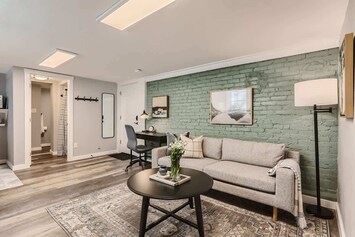 Exposed brick is an element of the original build we wanted to perserve