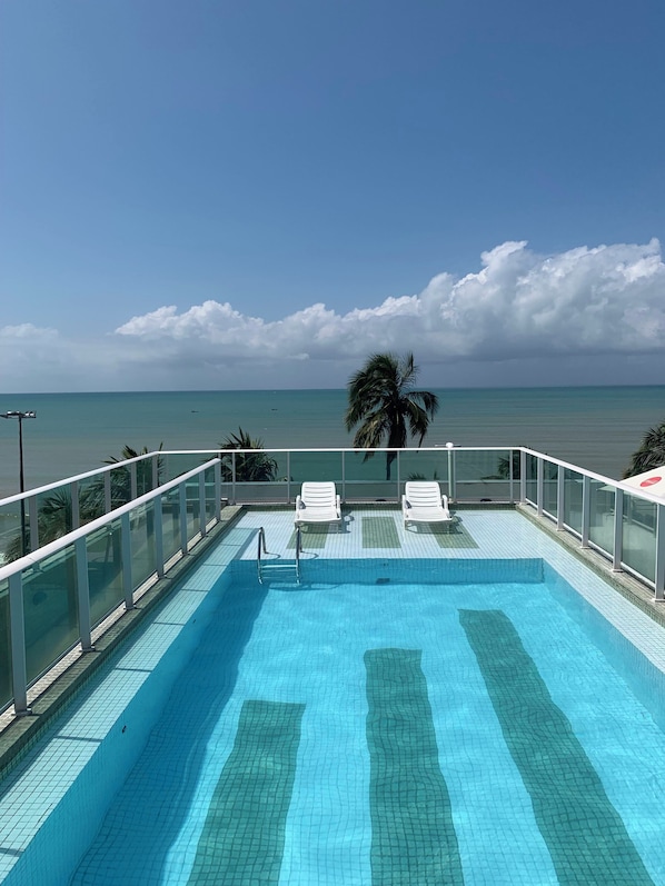 Outdoor pool - Melhores Flats - Sossego frente ao mar (João Pessoa)
