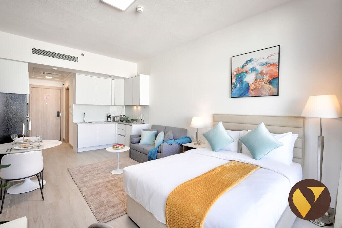 1 bedroom, desk, iron/ironing board, WiFi