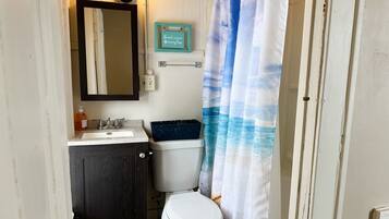 Secador de cabelo, toalhas de banho