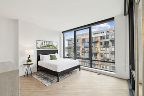Lägenhet Premium - 2 sovrum - balkong | Arbetsyta för laptop, strykjärn/strykbräda och gratis barnsängar