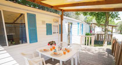 Mobilehome mit Klimaanlage, Terrasse und Pool