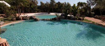 Mobilehome with air conditioning, terrace and pool