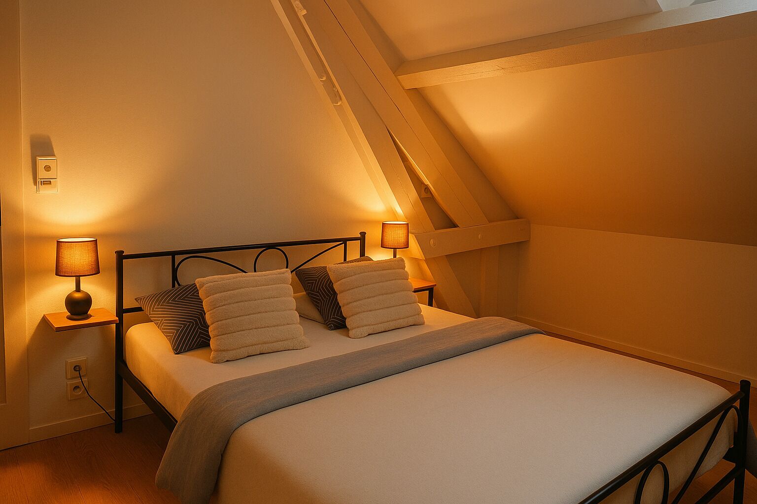 3 chambres, lit parapluie, Wi-Fi gratuit, draps fournis