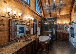 Unclassified image, 3 of 23, button - The Sanctuary-Pet Friendly Luxury Cabin Rental, Sits on Top of the Mountain, High Speed Internet, Hot Tub, 30 Minutes to Great Smoky Mountains, in Nantahala NC (Topton)