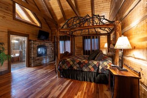 Unclassified image, 2 of 23, button - The Sanctuary-Pet Friendly Luxury Cabin Rental, Sits on Top of the Mountain, High Speed Internet, Hot Tub, 30 Minutes to Great Smoky Mountains, in Nantahala NC (Topton)