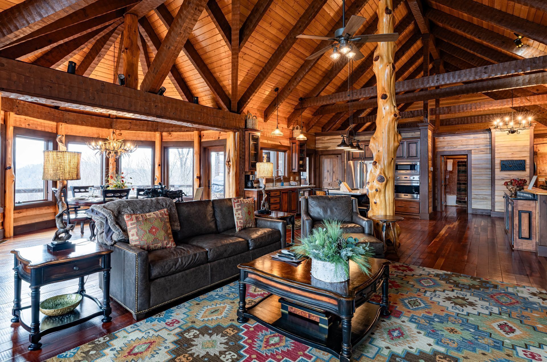 TV, fireplace, DVD player, books